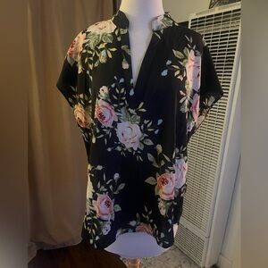 0Xl SHEIN Curve floral blouse